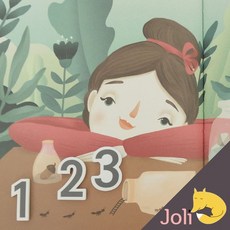 [꼬메모이]쥬에 졸리 숫자B / 자석 교구 퍼즐 칠판 유아 놀이, 상세설명 참조, 졸리(숫자칠교B), 1개