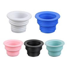 ATE844【排水管密封塞】矽膠排水孔密封圈｜防蟲防臭地漏塞，多色可選，輕鬆安裝，適用多種排水孔徑, 顏色隨機出貨