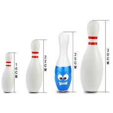 대형 볼링핀 볼링 세트 행사용 놀이 게임 야외 연습 실내 공 볼링공 운동회, 1개, B. 22cm 10병 2공 포함