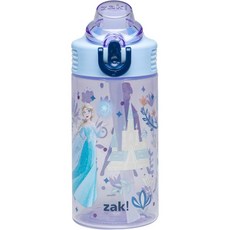 啵比小舖Zak Designs 兒童吸管水壺 冷水瓶 防漏水設計 -多款可選, 1個, Frozen(Sage), Sage, 473ml