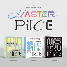 CRAVITY 크래비티 - 미니 5집 앨범 MASTER PIECE 미개봉 앨범 / 버전, MONO Ver.(블랙)