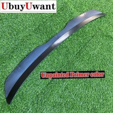 해치백 자동차 테일 윈드 스포일러 리어 트렁크 루프 스포츠 윙, 1. Unpainted Primer, 기본