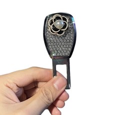 안전벨트 연장 클립, 1개, 블랙
