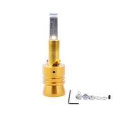 터보 사운드 시뮬레이터 휘슬 자동차 배기 파이프 차량 머플러 스타일링 튜닝, 1개, 9. Golden XL
