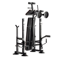 홈트 벤치프레스 체스트프레스머신 바벨 인클라인 헬스기구 세트 머슬업, 1. 프리미엄 침대 35kg 바벨