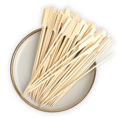 키키샵 대나무 손잡이 꼬지 50개 꼬치 막대 꽂이 캠핑용, 소
