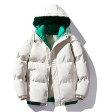 冬季加厚保暖羽絨服 青少年時尚立領外套