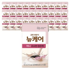 뉴케어 미니 고소한 검은깨 150ml 균형영양식 미니영양식 소용량 식물성 단백질, 32개