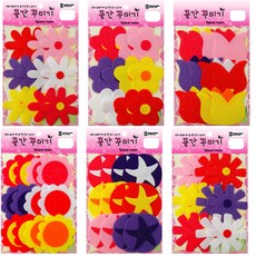청양토이 펠트 꾸미기 공간꾸미기 반짝이 꽃 류, 1세트, 반짝이 해바라기