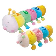 촉감 자극 애벌레인형 애착 영유아 장난감, 1개