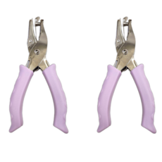 웰컴투 1공 칼라 펀칭기 퍼플, 2개입