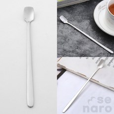가나솔 사각 스텐 롱 티스푼 17.5cm 빙수