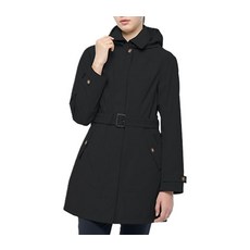 WILDLAND 女款連帽腰帶防風外套，輕盈透氣，時尚有型，戶外休閒必備