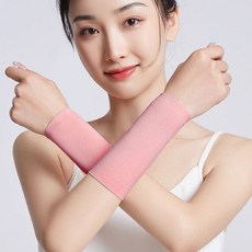 春夏季德絨護腕手腕套，男女適用，針織保暖防寒透氣，運動時尚, 灰色,L, 1個