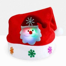 올몰 LED 산타 모자 크리스마스코스튬 산타걸 산타걸코스프레, LED산타모자