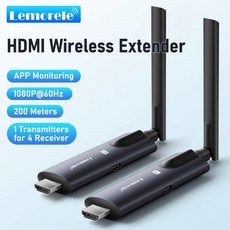 무선 HD 송신기 노트북 Only 모니터용 오디오 블루투스 리시버 TV 5G 미팅 200M RX, 2 상담고객 제공
