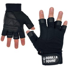 GORILLA SQUAD L (고릴라 스쿼드) 프로텍션 웨이트 트레이닝 글로브 크로스