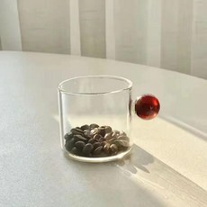圓球把手玻璃量杯 100ml耐熱, 1個, 高貴褐小奶罐100ml耐熱,1個裝