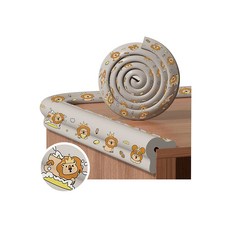 178小舖 嬰兒防撞條 NBR防撞泡棉桌角保護, 灰色獅子, 1個