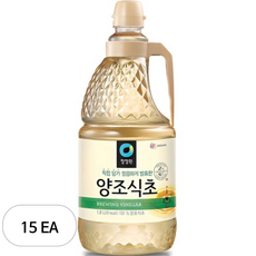 대상 청정원 양조식초, 1.8L, 15개