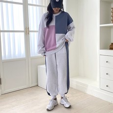 Click and Me 女士拼色莫奈訓練套裝