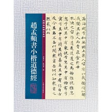 正大筆莊 趙孟頫書小楷道德經 名碑名帖傳承 孫寶文編 吉林文史, 1個