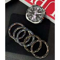 레온티나 갤럭시워치 울트라 도데카곤 베젤링 호환, 워치 울트라 도데카곤 베젤링, 블루/실버, 1개