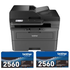 Brother MFC-L2885DW 多功能雷射傳真複合機，支援自動雙面列印與無線連接, MFC-L2885DW,加2支原廠TN2560