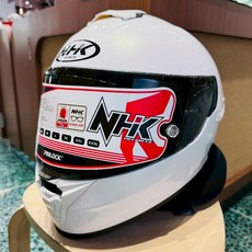 NHK K5R 變色白粉 變色龍漆 亞版 全罩式安全帽 - 新兄弟帽店實體店現貨, L