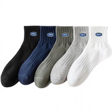 준캡 남자 성인 학생 FREE 중목양말 두꺼운 도톰한 양말