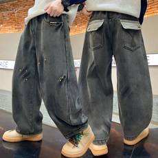 밀크봉봉 남아 주니어 가을 청바지