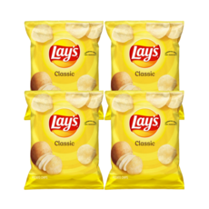 프리토레이 레이스 클래식 감자칩, 42.5g, 4개