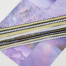 (인형소품) 스티치 금사은사 꼬임레이스 자바라레이스, 1개, 4mm실버블랙