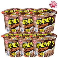 오뚜기 콕콕콕짜장볶이 컵라면, 6개