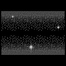 라운드 패턴 핫픽스 스톤 장식 스티커 의류 수선 장식 21x29.7cm 모자 가구 무대 의상 DIY 장식용, 화이트, 1개