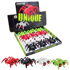 토이즈데이 다리가 움직이는 스파이더 거미 후렉션카 어린이 장난감 단체 선물 구디백, 1박스, 4색 균일혼합 12개