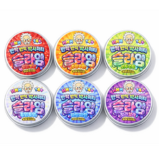 6개세트 박사퍼티 슬라임 투명 파스텔 세트 잘늘어나고 부드러운 쫀득 슬라임, 1세트, 300g, 혼합 1세트, 300g, 혼합