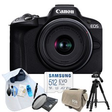 [포토리뷰이벤트] 캐논 EOS R50 블랙+ RF-s 18-45mm F4.5-6.3 IS KIT +악세사리 9종 패키지 (128GB 메모리 + MCUV 슬림 필터 포함)_WJK