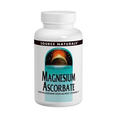 SOURCE NATURALS 鎂維生素C錠 1000mg, 120顆, 1罐
