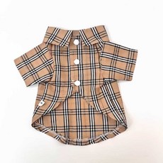 강아지 대형견 체크 큰개옷 조끼 중형견 제품 자이언트푸들, 1개, 7. 체크셔츠 / 중박형 / 3XL