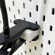IKEA SKÅDIS 洞洞板夾燈底座, 白,6(W)x4(D)x2.5(H)CM