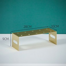 蛋糕盤 杯子蛋糕架 水果盤 三層水果架 鐵藝點心盤 下午茶點心架 家用蛋糕托盤 甜點架 三層蛋糕架 甜品架, 推推樂10孔, 1個