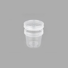 엠엔피 투명 스크루용기 원형 밀폐용기 반찬통 92파이 대 350ml, 1개, 30세트