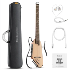 可洛音樂 Donner 靜音吉他 HUSH-I-Pro 原木色 附贈原廠配件, 詳見包裝