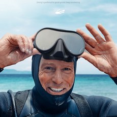 스노클 세트 폴더블 스노쿨링 마스크 스노클 물안경 장비 세트, 드라이탑세트(화이트)