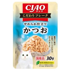 CIAO 貓咪 擠壓肉泥 30g 柔軟細緻 方便餵食 綠茶消臭, 1個, IC-508鰹魚片