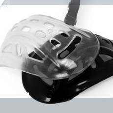 일꾼몰 유연한 헬멧 턱 받침 헬멧용, 투명