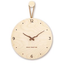 Yosa 生活 北歐風 靜音掛鐘, 樹枝款,12寸 （直徑30cm）