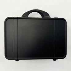 새로운 휴대용 화장품 케이스 14 인치 여행 보관 고급 휴대용 소형 수하물 가방 손 선물, B 평행봉 블랙 여행용 케이스