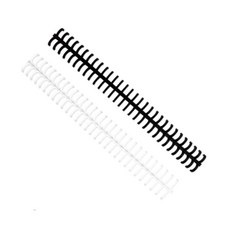 셀프제본 바인더링 제본스프링 루즈링 28.5cm, 블랙 10mm, 1개